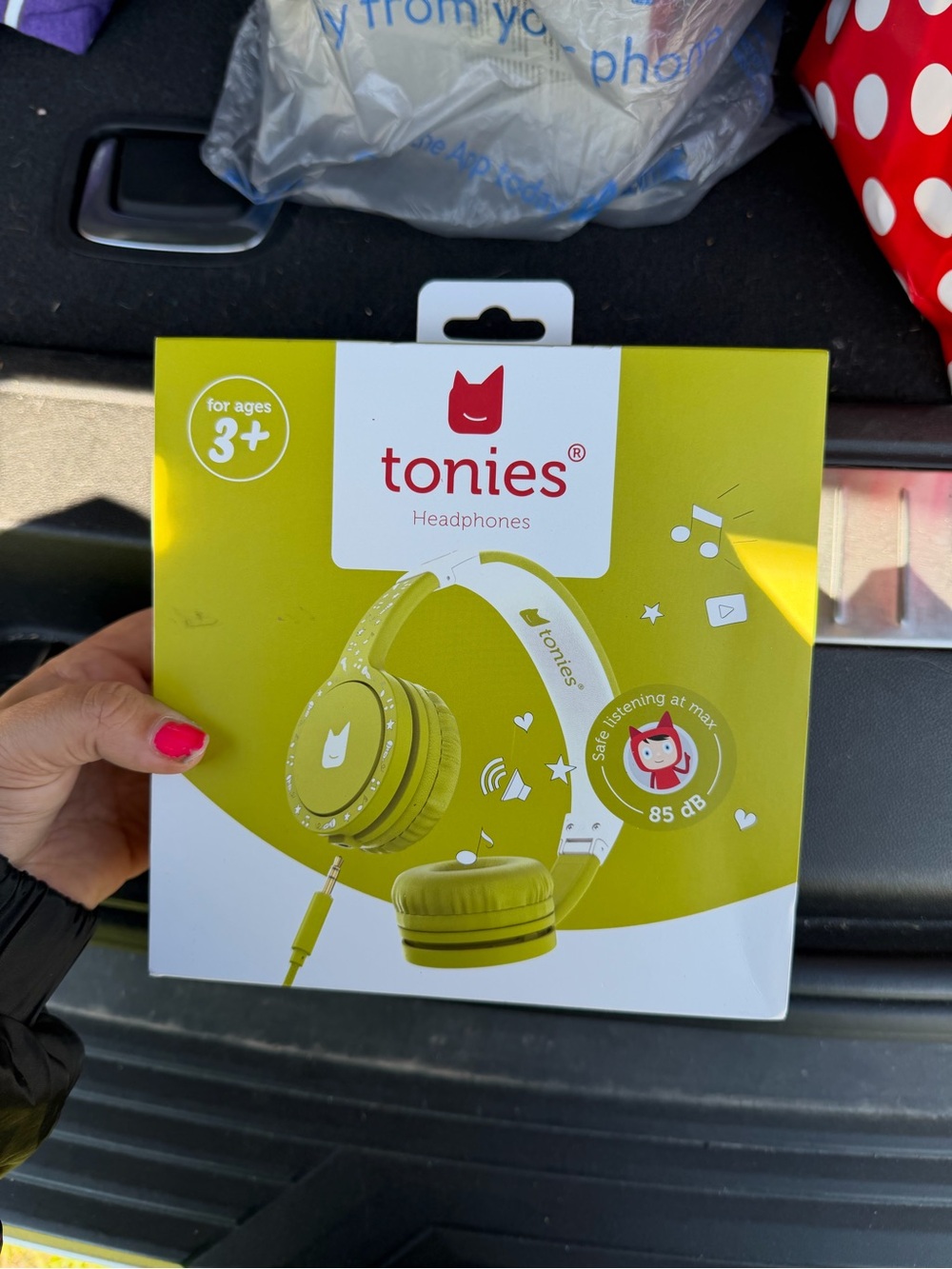 tonies Kids Headphones - Lime Green - Safe 85 dB Volume